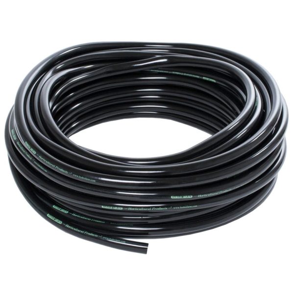 1/2in Inner Diameter Black Vinyl Flexible Tubing ?C 100ft