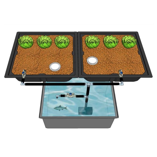 AquaParts S2 Aquaponics Plumbing Kit