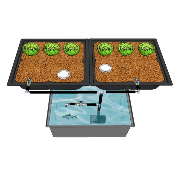 AquaParts T2 Aquaponics Plumbing Kit