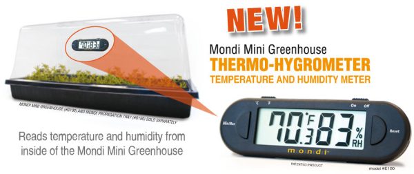 Mini Greenhouse Thermo-Hygrometer