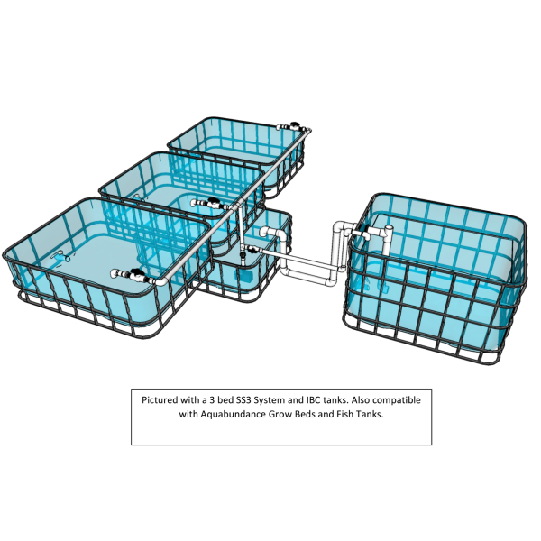 AquaParts SS3 Aquaponics Plumbing Kit