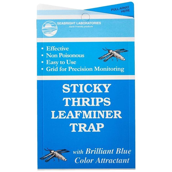 Blue Sticky Traps for Thrip and Leafminer ?C 5 Pack - Image 2